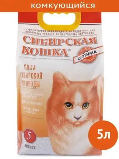 Наполнитель комкующийся для лотков ОПТИМА 5л