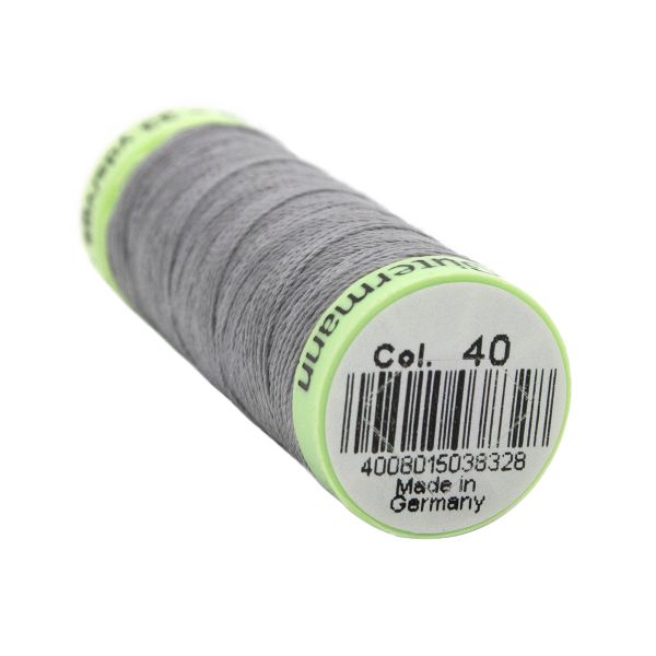 Нитки отделочные Gutermann Top Stitch 30 (30 метров), 5 кат. | 040 пепельно-серый