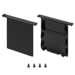 Заглушка SL-LINIA52-3L-F-MIDDLE BLACK глухая (Arlight, Пластик) 044708