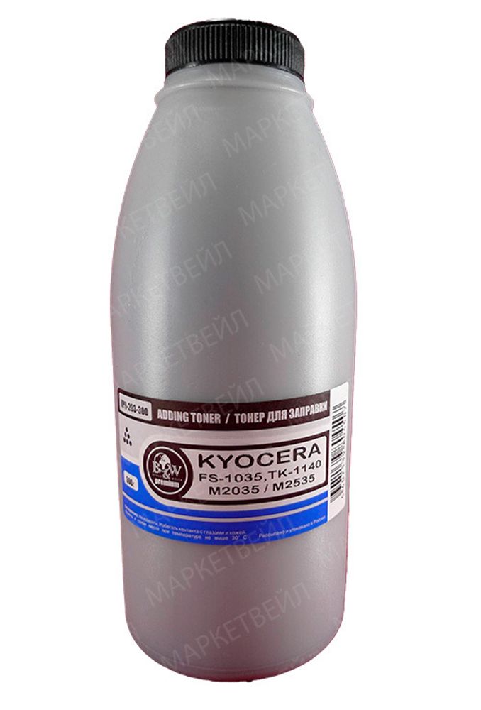 Тонер для Kyocera TK-1140/TK-3160, FS-1035/1135, M2035/M2535/P3045dn (300г) B&amp;W Premium (Tomoegawa)