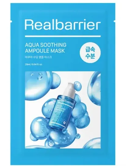 Real Barrier Маска тканевая успокаивающая - Aqua Soothing Ampoule Mask 28 мл