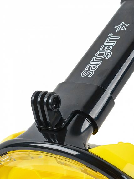 Маска полнолицевая Sargan Планета океан 2.0 черный/желтый