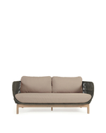 3-местный диван Catalina из зеленой веревки