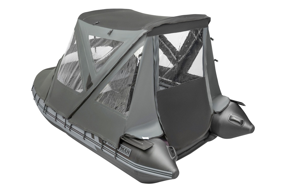 Тент трансформер КОМБИ Yachtman 300 НДНД (графит/черный)