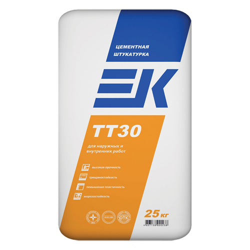Цементная штукатурка ЕК ТТ30 (25кг)