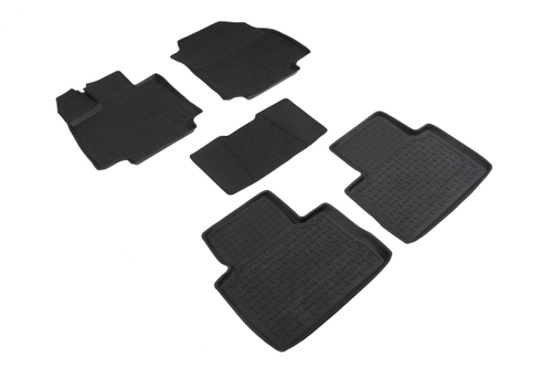 Резиновые коврики с высоким бортом для Toyota RAV4 V АКПП 2019-н.в. Seintex.92946