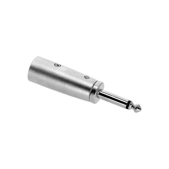 Adam Hall K4AJM2XM3 - адаптер TRS (jack) mono 6.3 (M) - XLR (M), металлический