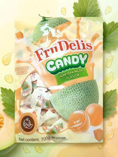 Мармелад Fru Delis candy  700гр Дыня 1*24