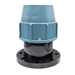 Фланцевое ПЭ соединение 110х4 "