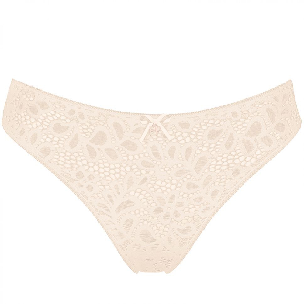 Кружевные трусики-бразилиана Amy (Размер: XS) (Цвет: белый)