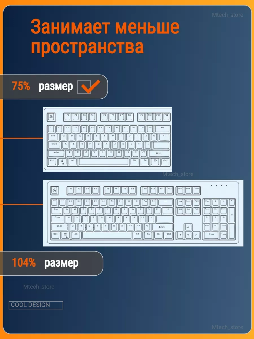 Клавиатура F75 механическая беспроводная
