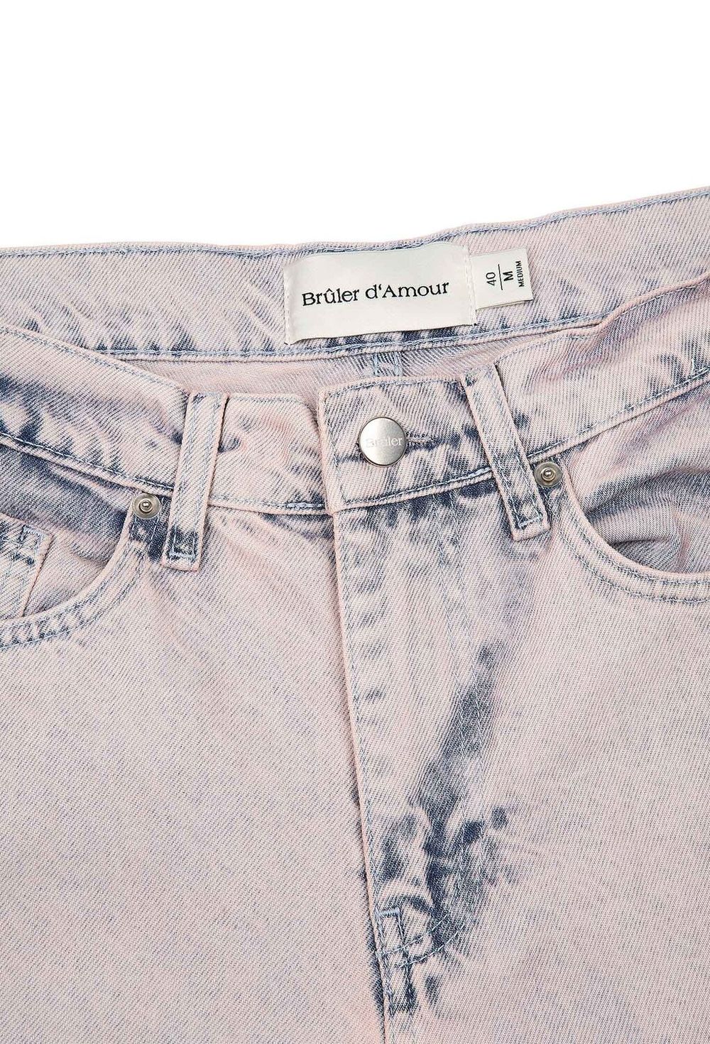 Джинсы Bruler d'Amour Loose Fit лиловые