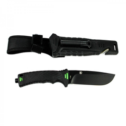 Нож Ganzo G8012 черный, с чехлом