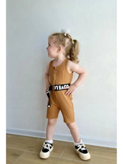 Комбинезон летний в рубчик