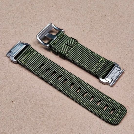 Ремешок тактический Tactix 22 мм. для Garmin Fenix 7 / 6 / 5, Forerunner 935 / 945 / 955, instinct, instinct 2, Epix Gen 2  нейлоновый быстросъемный на застежке