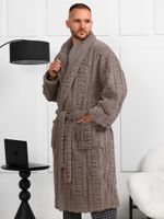 Халат мужской Идеал-3 Виотекс СЕРЫЙ