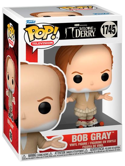 Фигурка Funko POP! TV IT Welcome to Derry Bob Gray (1746) 86676 / Фигурка Фанко ПОП! по мотивам сериала "Оно: Добро пожаловать в Дерри", Боб Грей