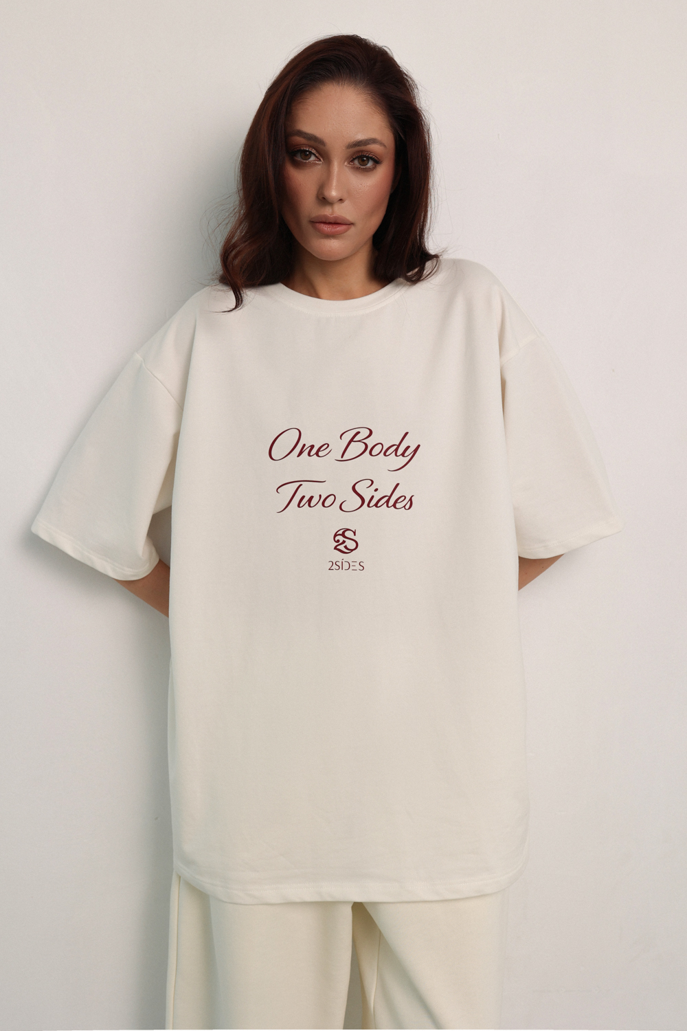 Футболка кремовая 2SIDES