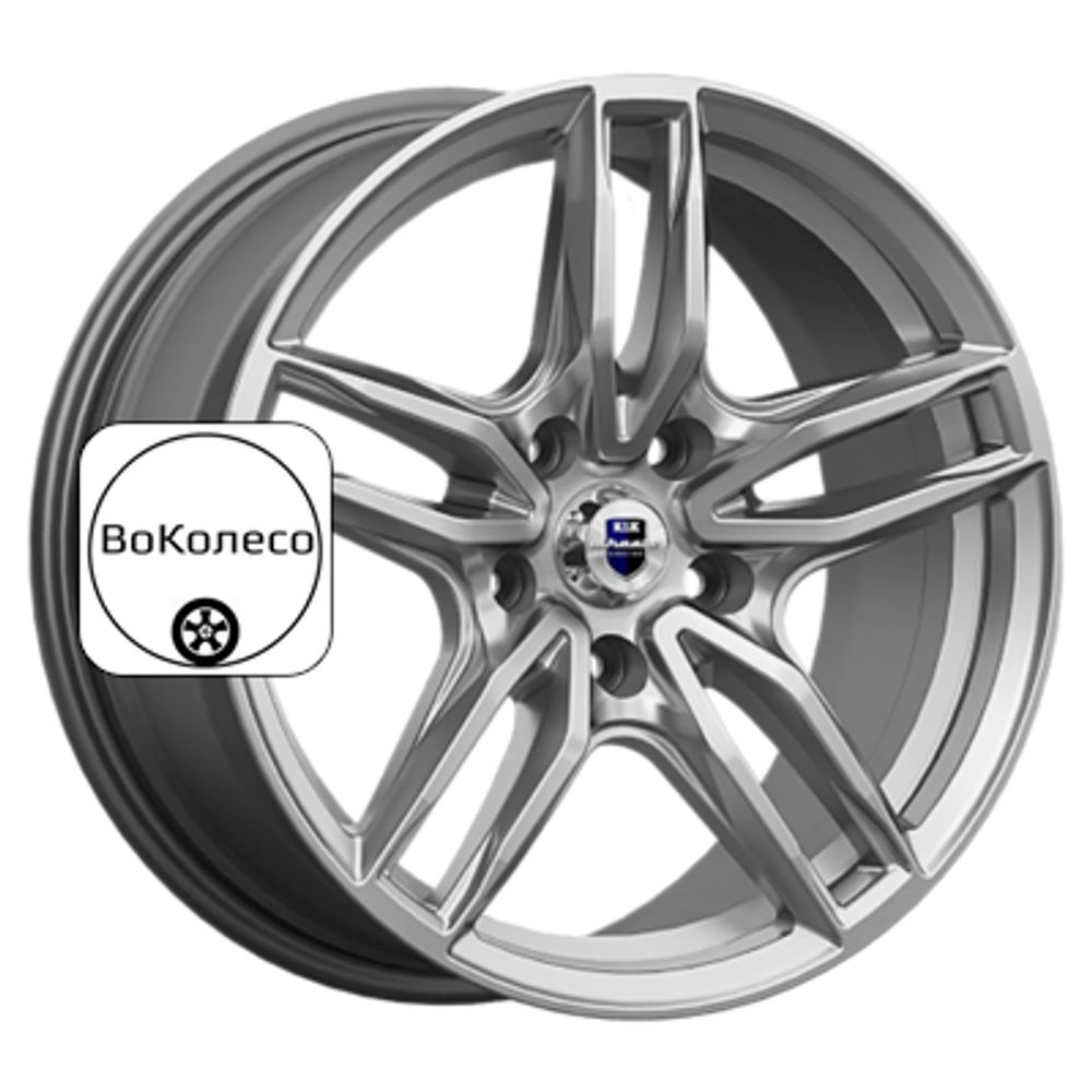 8x17/5x112 ET45 D66,6 Бартон (КС1110) Дарк платинум K&K