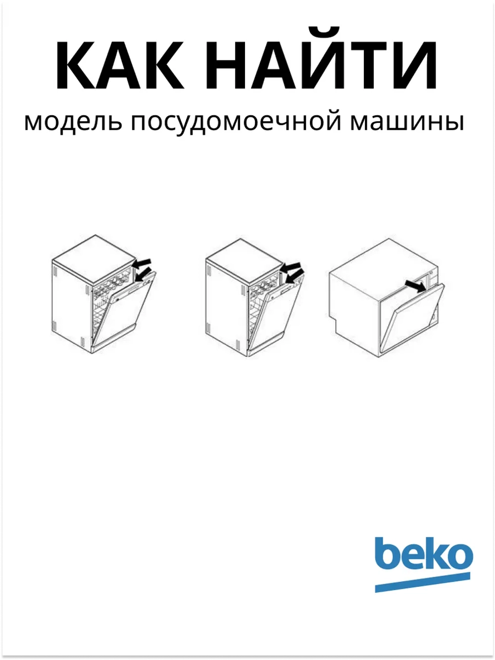 Замок двери посудомоечной машины Beko 1510600400 (1510600400)