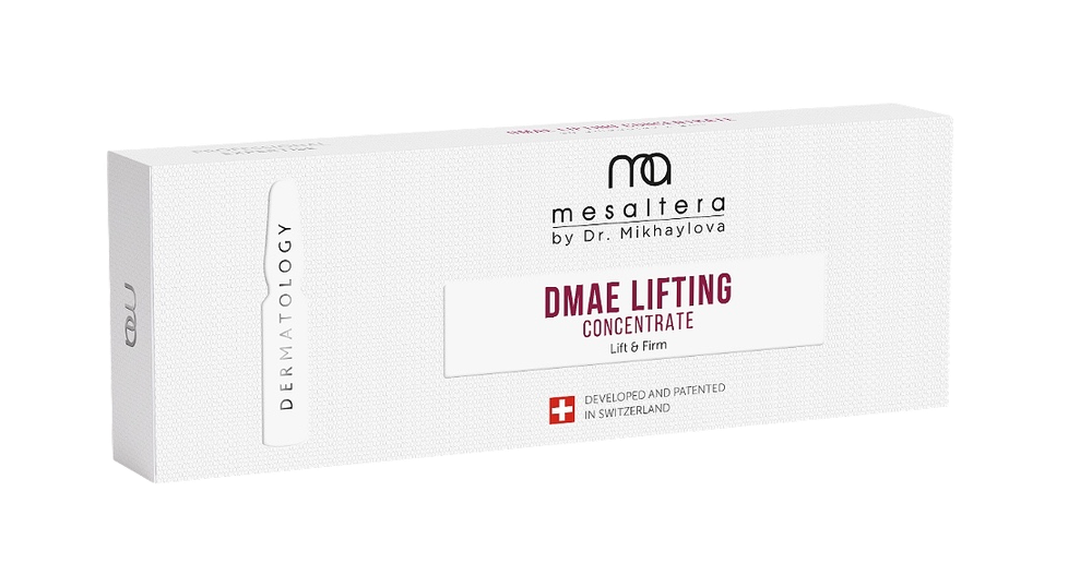 MESALTERA BY DR. DMAE Activе Concentrate |Концентрат для создания четкого контура лица и повышения тонуса кожи, 10 шт x 2 мл