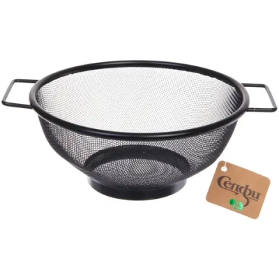 Сито металлическое «Black» 20см с ручками