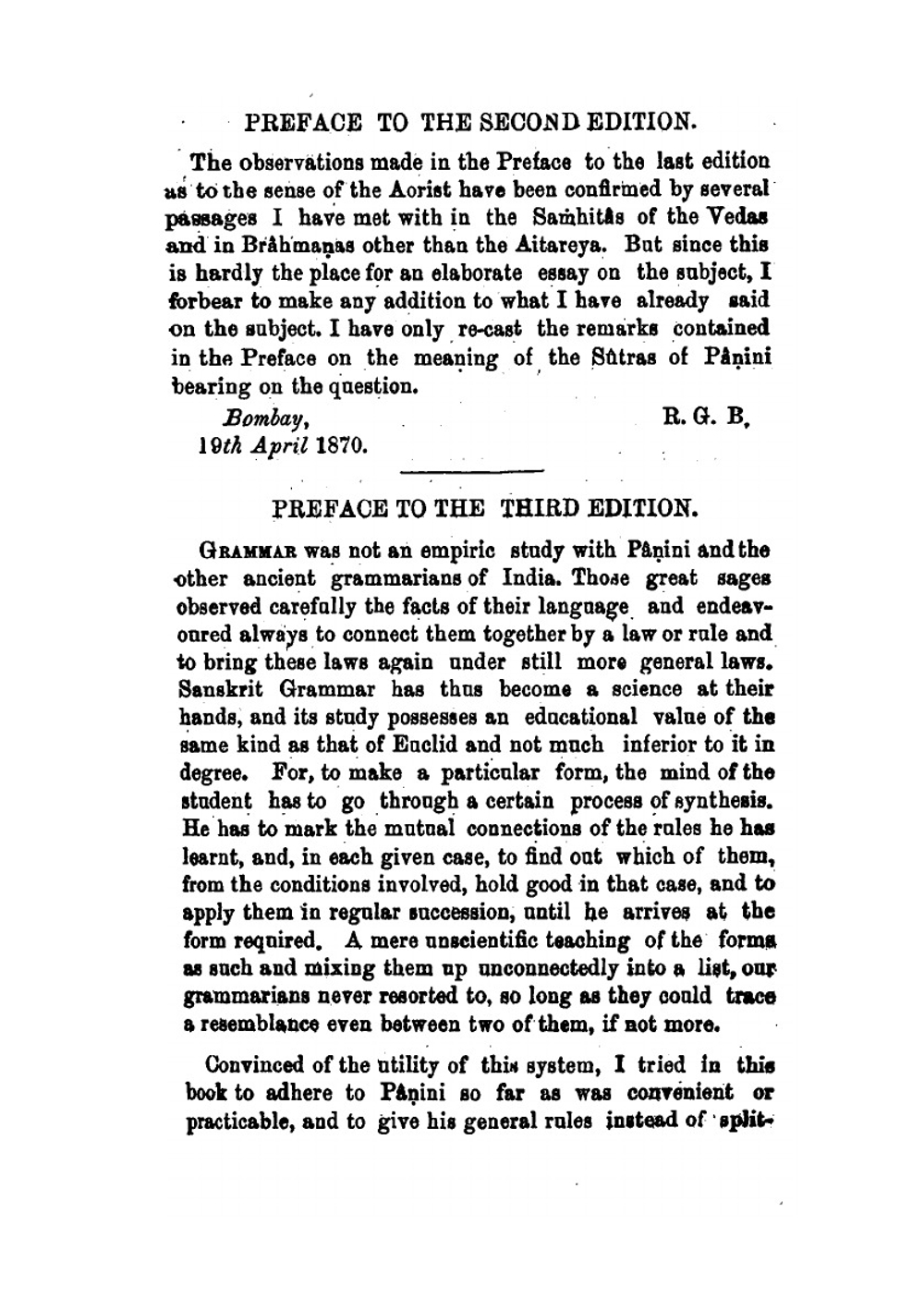 Second Book of Sanskrit: Being a Treatise on Grammar, with Exercises | Ramkrishna Gopal Bhandarkar