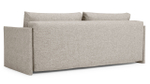 Диван Коя Лайт Strong Plus 01 208*94*80 см, Бежевый Рогожка Еврокнижка Фиеста
