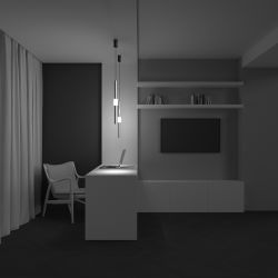 Светильник подвесной светодиодный Maytoni   P105PL-12W3K-BS