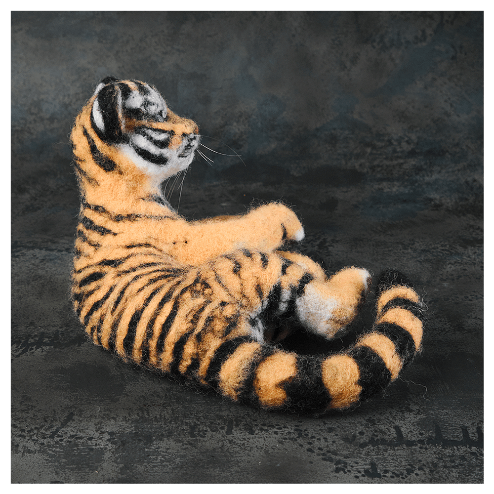 Валяная игрушка «Тигруля»