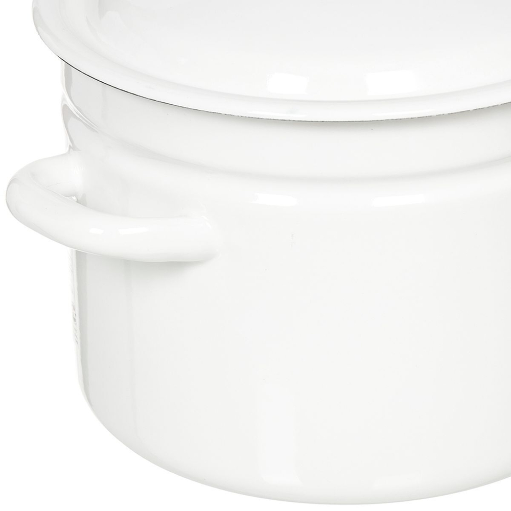 Кастрюля сталь, эмал, 6 л, с крыш, Керчь, 41804-182, в асс