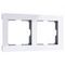 Рамка Werkel Acrylic на 2 поста белый W0022701 4690389184840