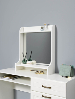 Ливерпуль Полка 10.118 (с зеркалом) Белый/Ясень ваниль