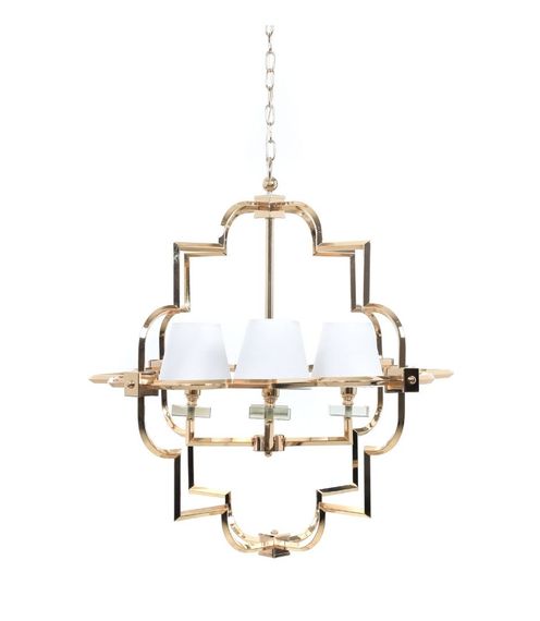 Подвесная люстра Lumina Deco Baltimore LDP 8020-4 GD+WT