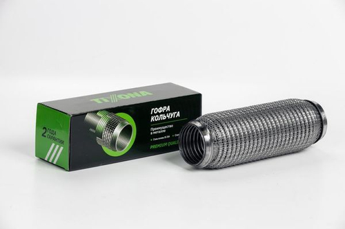 Гофра 55/230 (AISI 304 wire mesh, interlock) P55230WM
