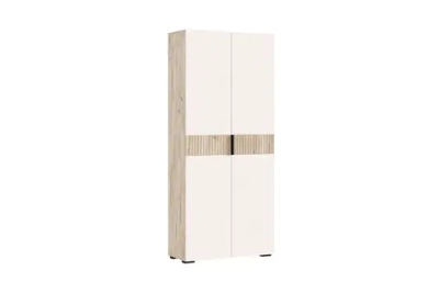 Шкаф 2-х створчатый Роджина дуб крафт серый / кашемир