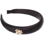 Ободок для волос «МАРЦИПАН», парли, ширина 2,8см, микс 6 цветов ( в пакете с подвесом)