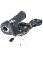 Ручка газа с замком зажигания и грипса для электросамоката универсальная