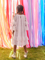 Платье для девочки Next E57-545, Белый