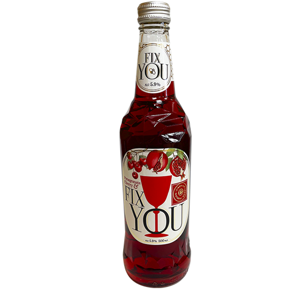 Пивной напитокFix You Гранат и Вишня 0,5 л. glass