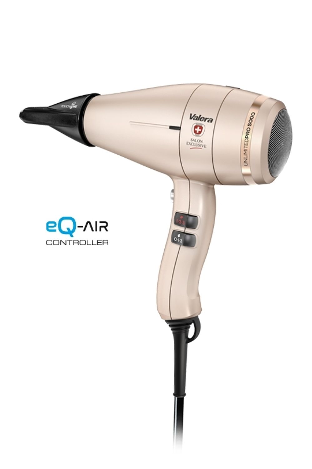 Фен Valera Unlimited PRO 5000 eQ 2400W розовое золото (UP 5.0X EQ RC RG) - 2