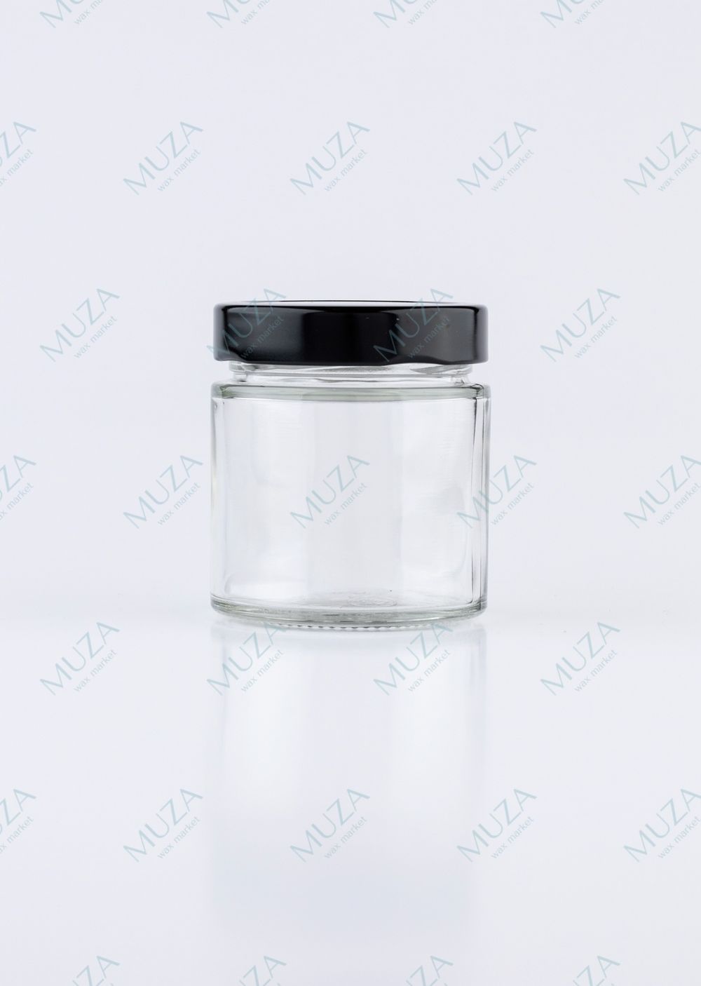 Баночка стеклянная с крышкой 200 мл.