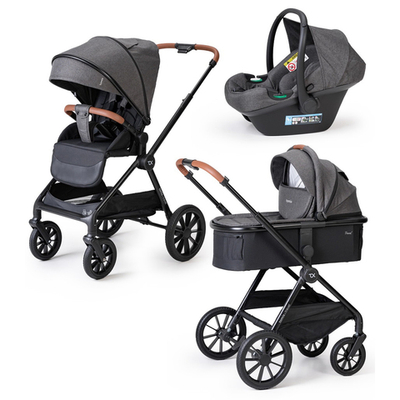 Детская коляска 3 в 1 Tomix Travel Grey
