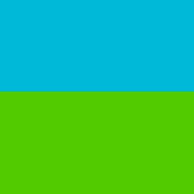 Зелёная и голубая полоска Чародейки W.I.T.C.H.