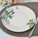 Тарелка обеденная 23см Ирисы