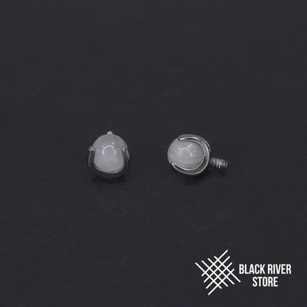 Ball 3-Prongs 3мм Moonstone
