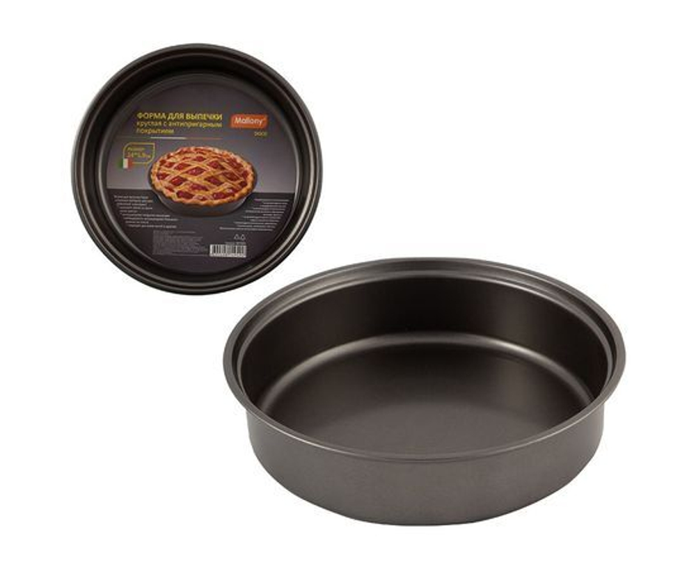 Форма для выпечки DISCO круглая, 24х5,9см, антипригарн.покр, 7025 Mallony