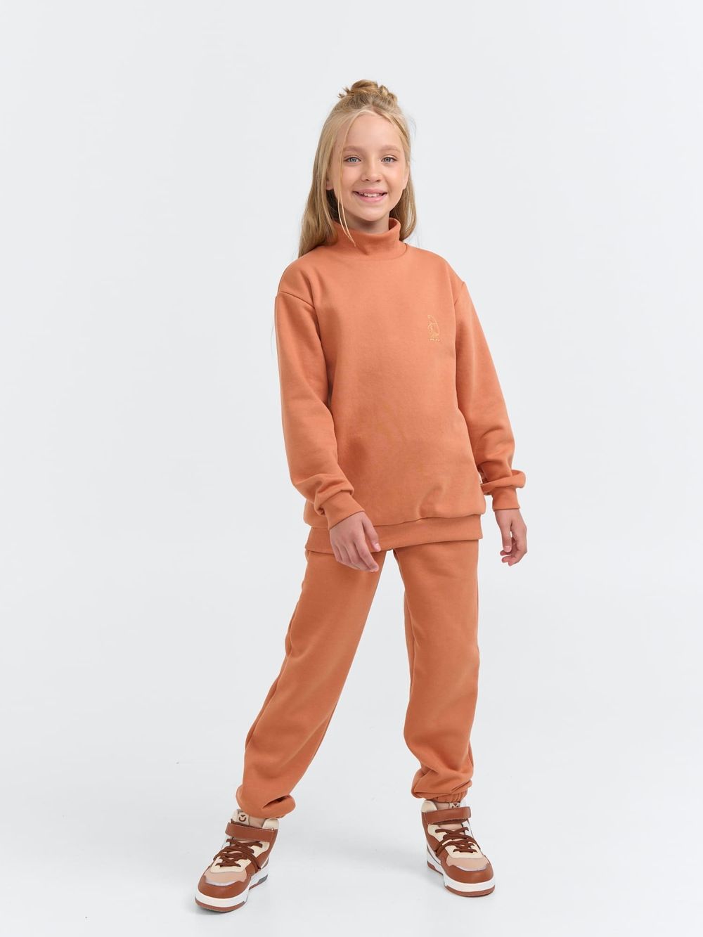 Джоггеры "Карамель" утепленные 7+