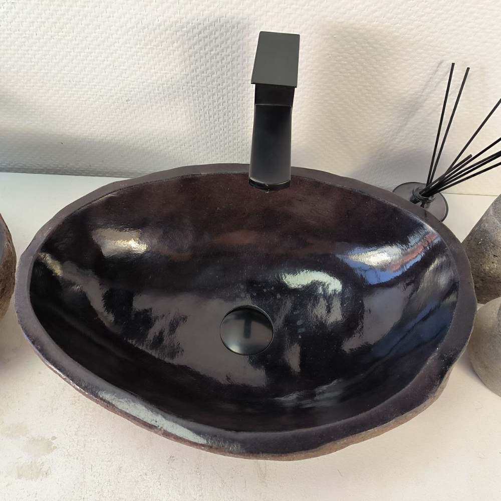 Раковина из речного камня ПАРА! RS-65359 48*34*15 0865