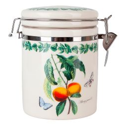 Банка для сыпучих продуктов (клипс)" " 15х10х14см v=630мл (керамика)(подарочная упаковка)